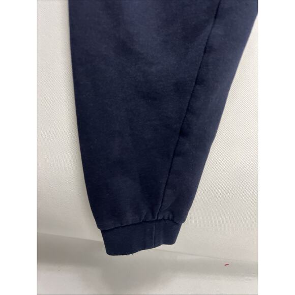 Polo Ralph Lauren Youth Sweatpants L 14/16 Blue Pennant Logo Fleece Sport Retro - Picture 2 of 10